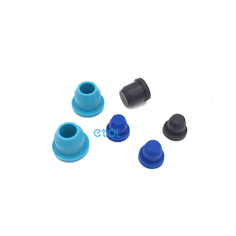 Customized silicone bottle caps rubber end cover - ETOL