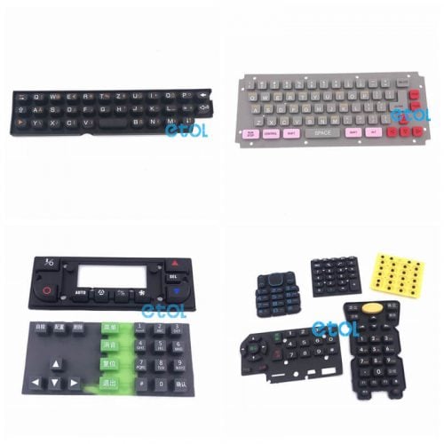 rubber keyboard key pad