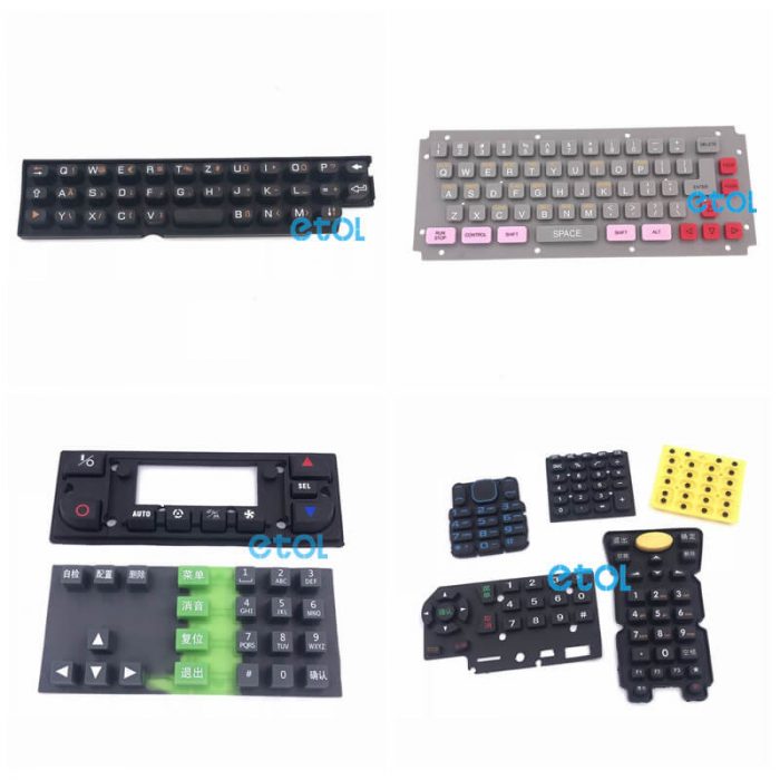 rubber keyboard key pad