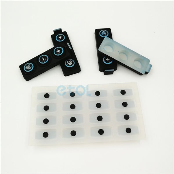 Custom compression molding button silicone rubber push button - ETOL