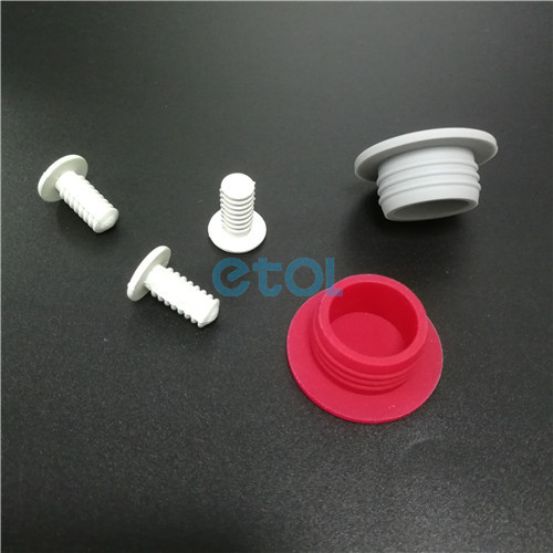 Customized silicone bottle caps rubber end cover - ETOL