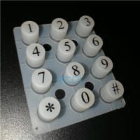 transparent silicone keypad