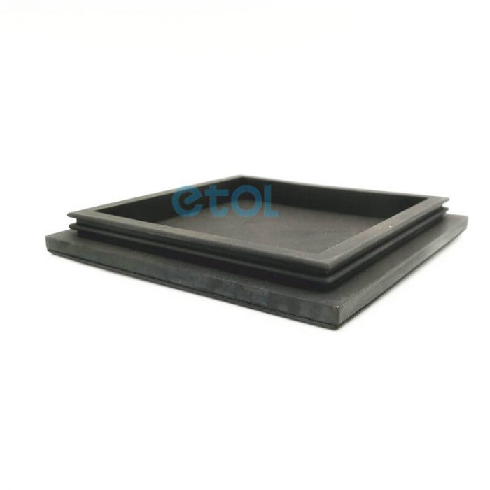 square rubber lid