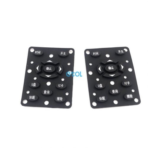 rubber silicone elastomer keypad