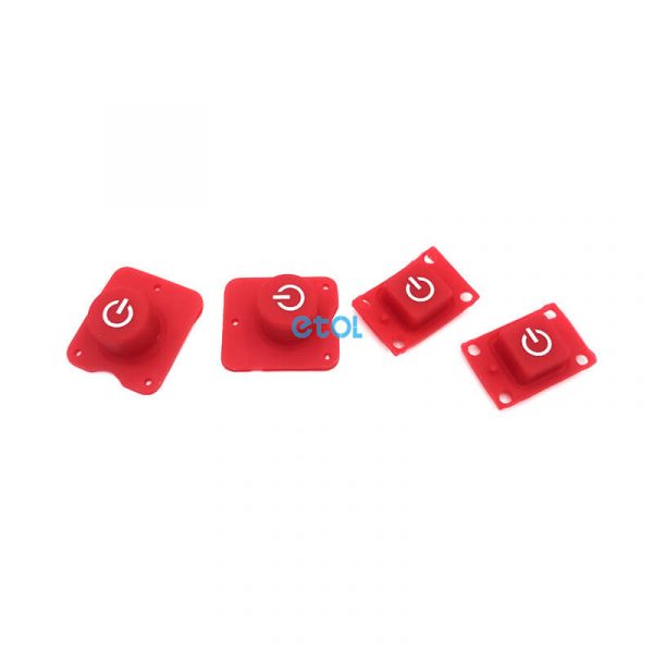 rubber push button switches red colored keypad ETOL