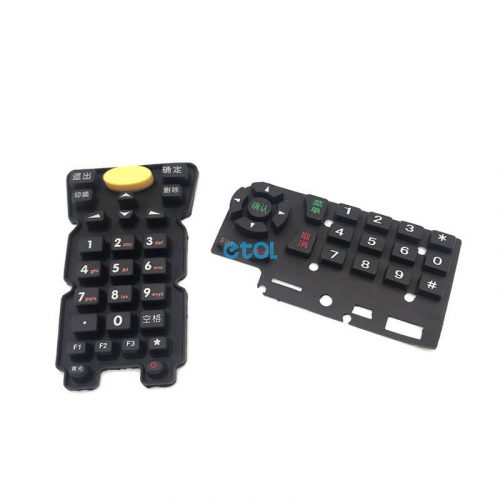 Silicone remote control keypads