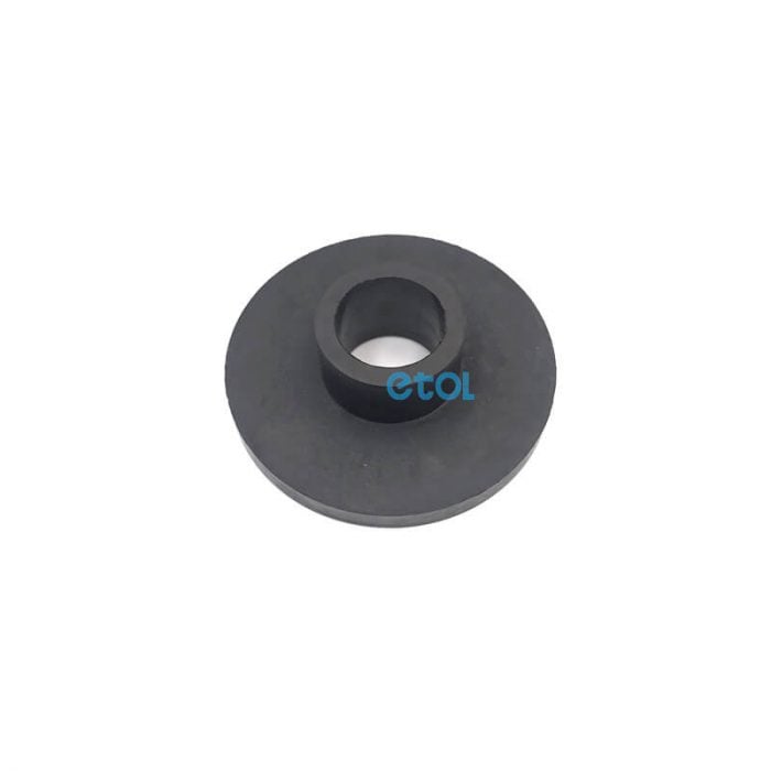 black rubber bushing