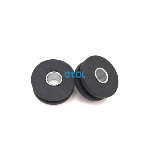small size rubber grommet with metal insert