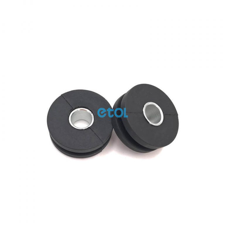 Small size rubber grommet with metal insert ETOL