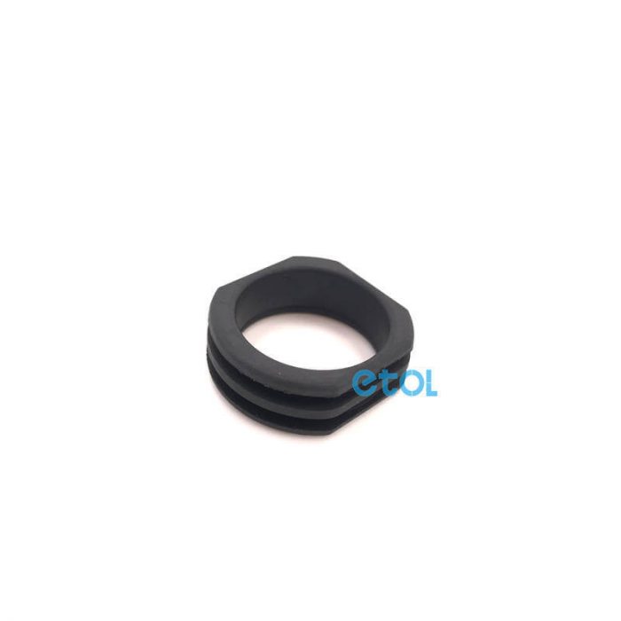 angled rubber grommet