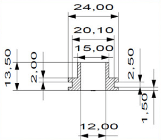 rubber grommet measurements