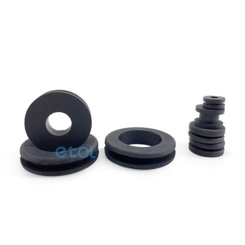 Fire resistant rubber grommet insert hardware ETOL