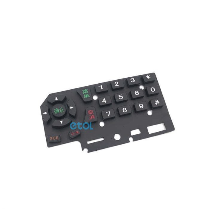 silicone rubber key pad numeric keypad