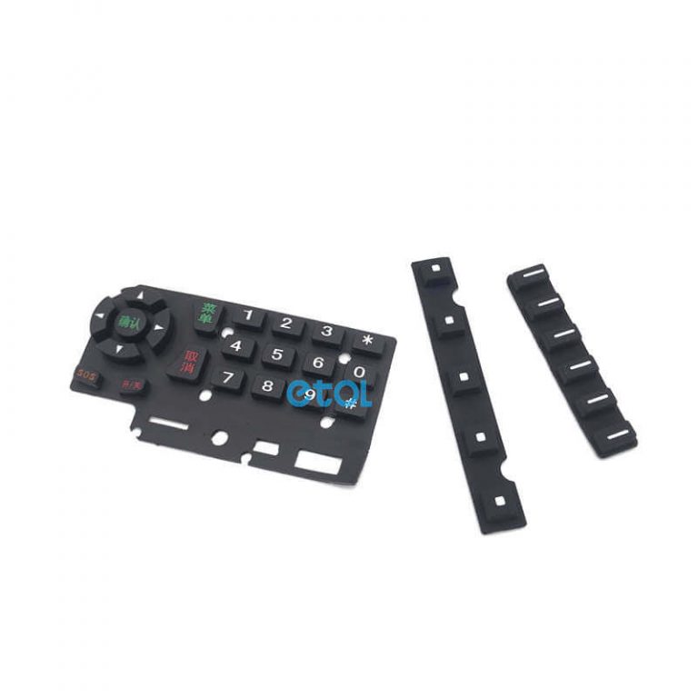 Rubber dome switch keyboard keypads ETOL