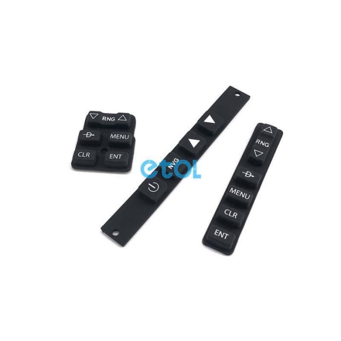 Silicone rubber button keypad