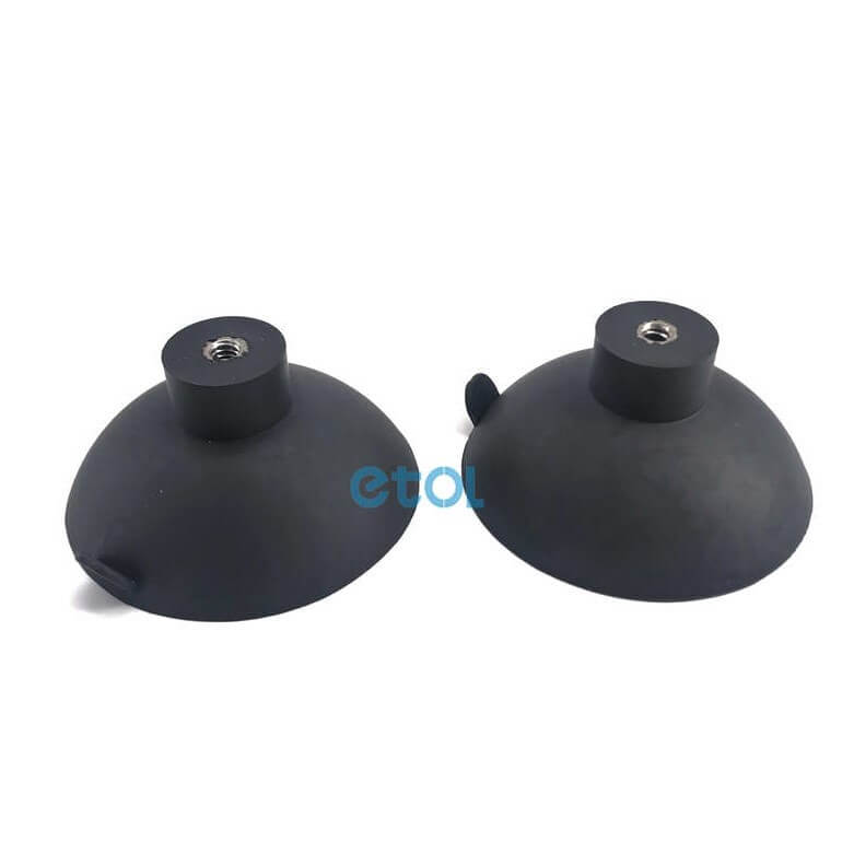 Rubber suction cups with nut