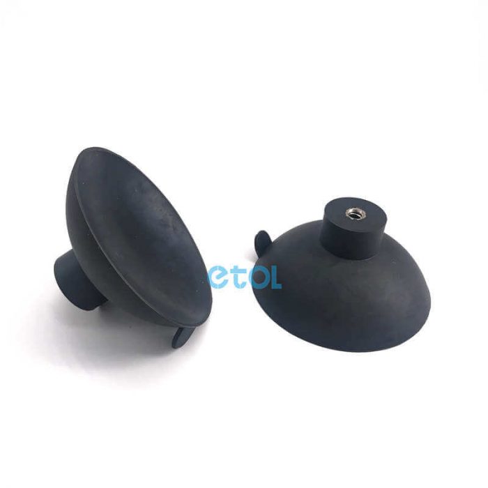 M6 thread suction cup Rubber suction cups with nut - ETOL