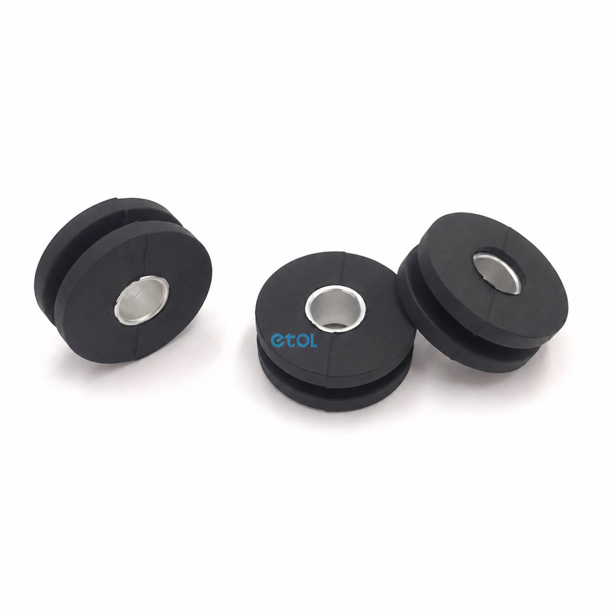 Custom made wear resistant rubber grommet