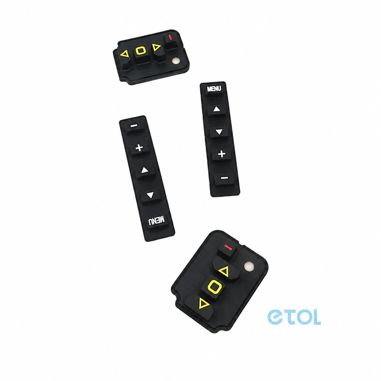 High-tech customized highly conductive silicone keypad keyboard