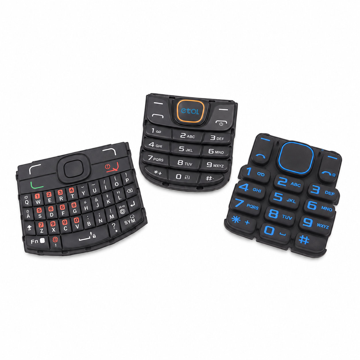 mobile phone silicone keypads for electronics