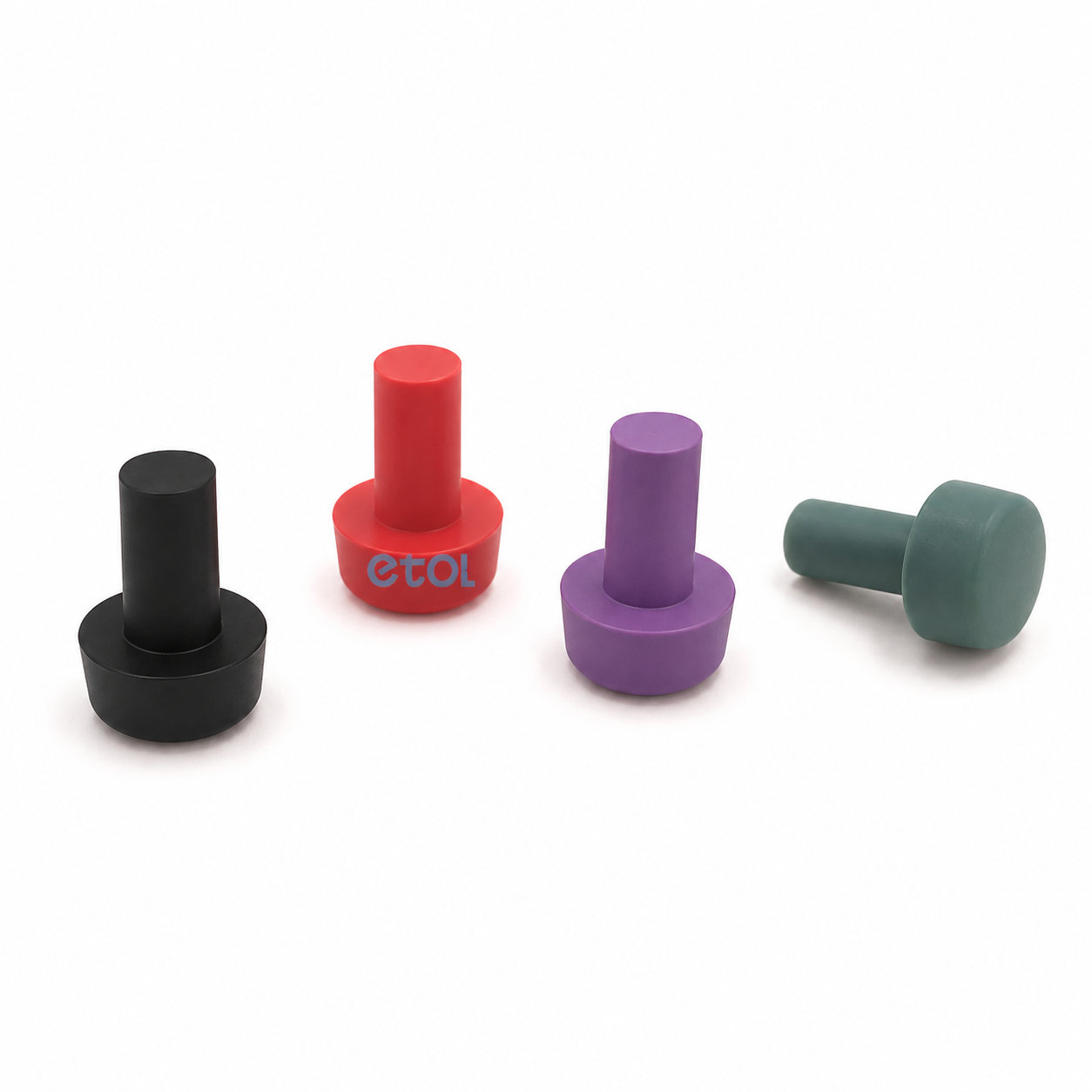 Rubber pipe plug 12mm colorful silicone stopper