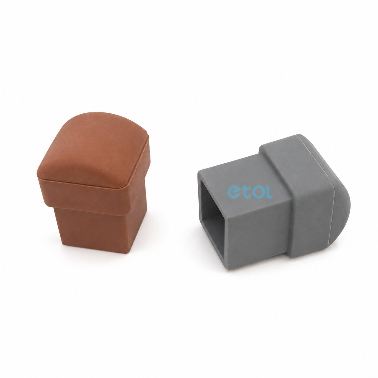 square rubber feet tips silicone rubber foot