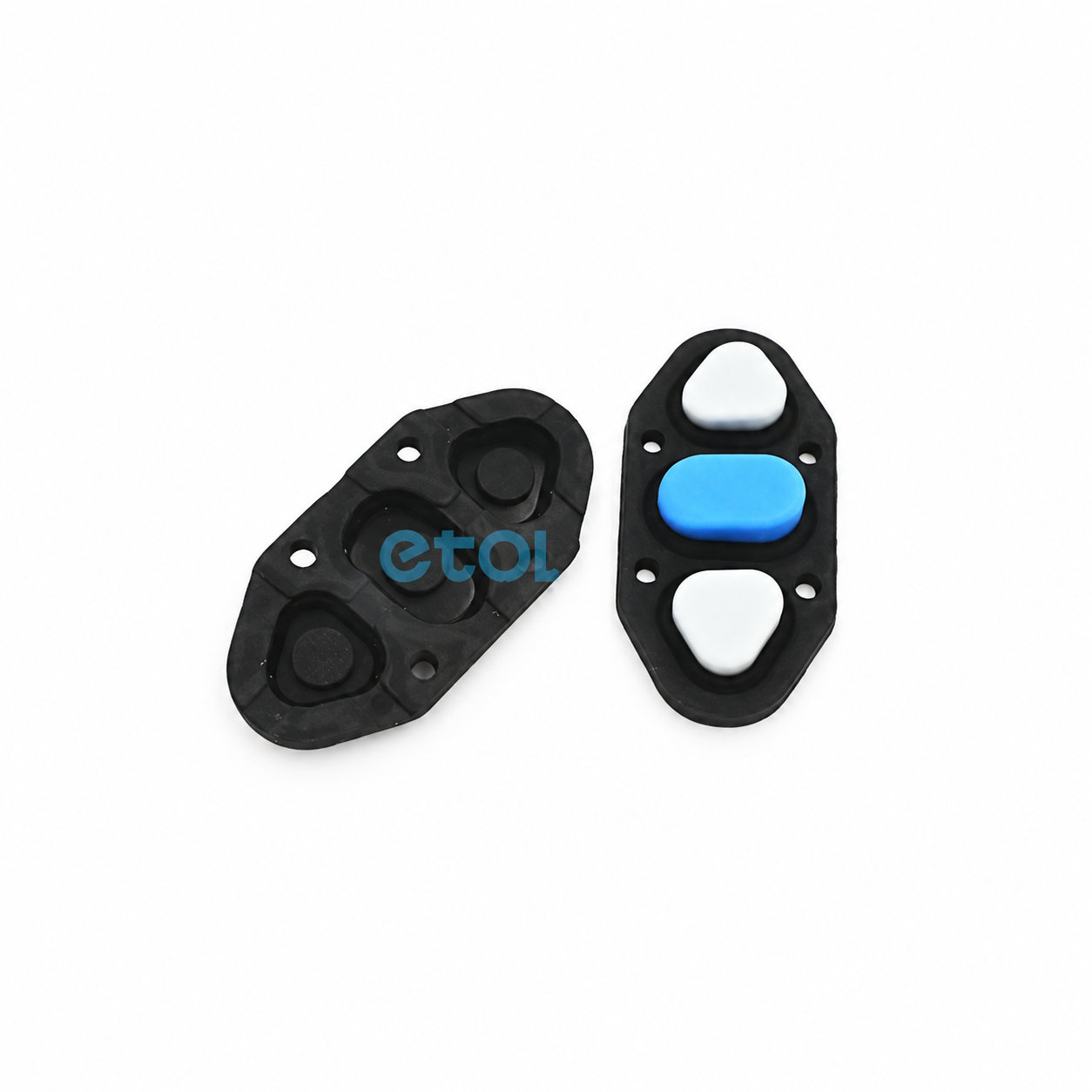 OEM RoHS compliant silicone rubber single keypad silicone rubber key covers