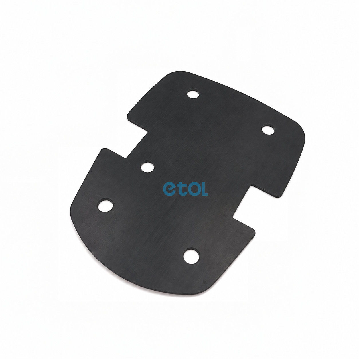 Adhesive rubber pad flat silicone anti-vibration bumper with 3M glue