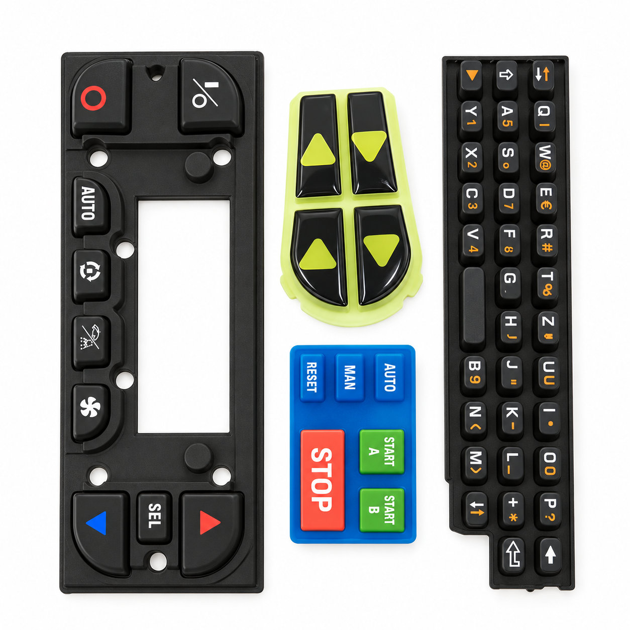 Silicone buttons/silicone keypad/switch buttons for Automobile