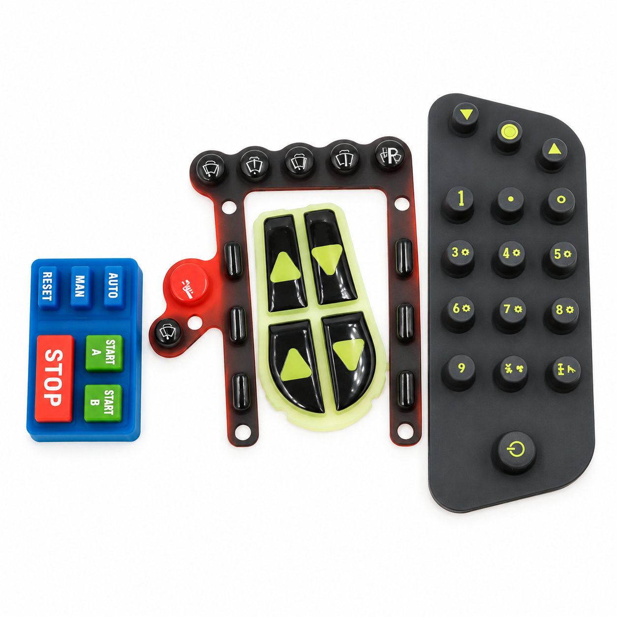 Silicone function keypad/silicone buttons/Automobile keyboards