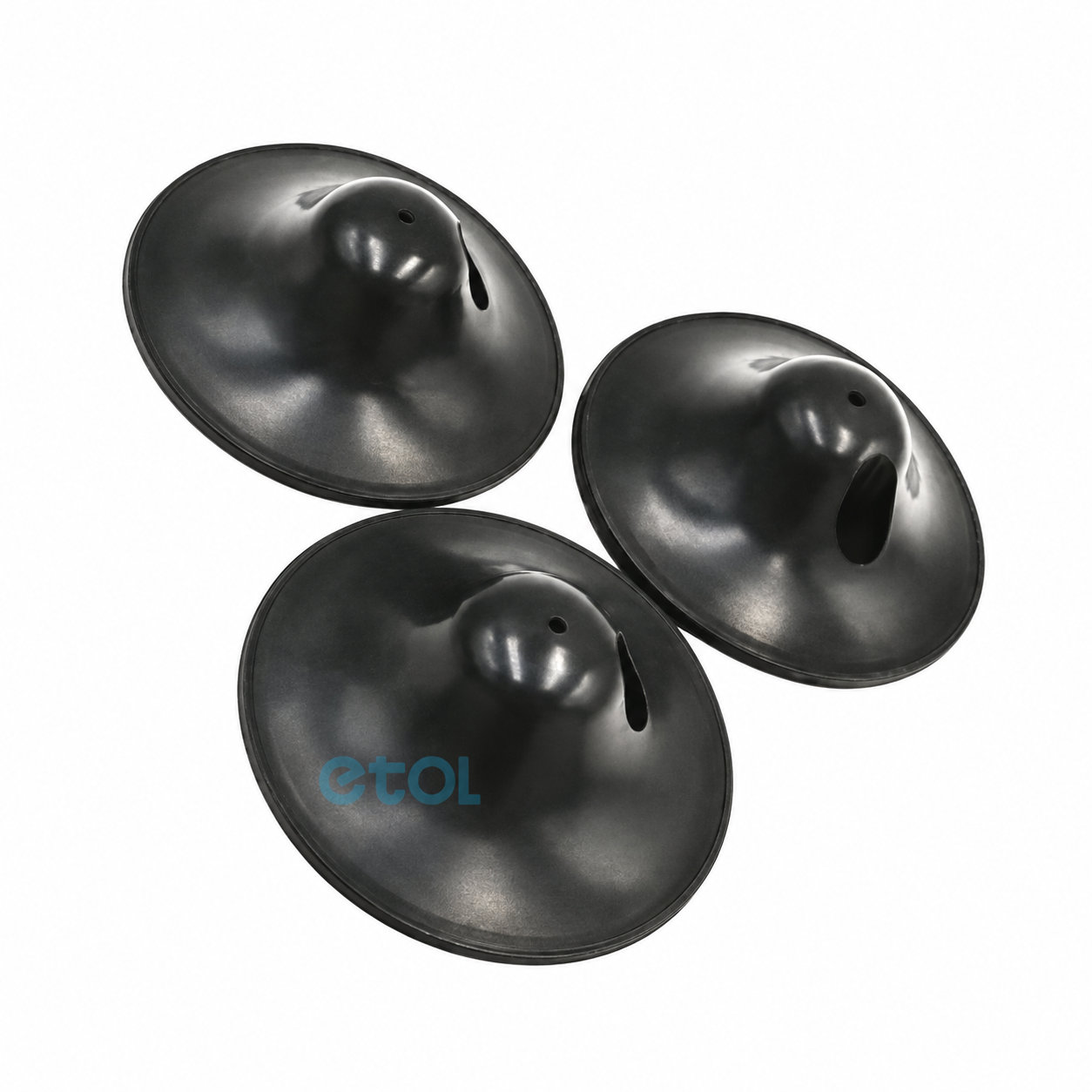 Mushroom head silicone rubber suction cup