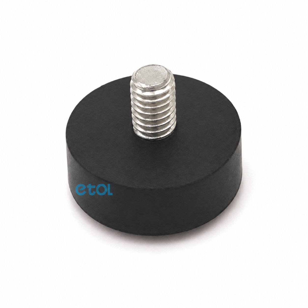Molded screw rubber feet buffer for shock absorber