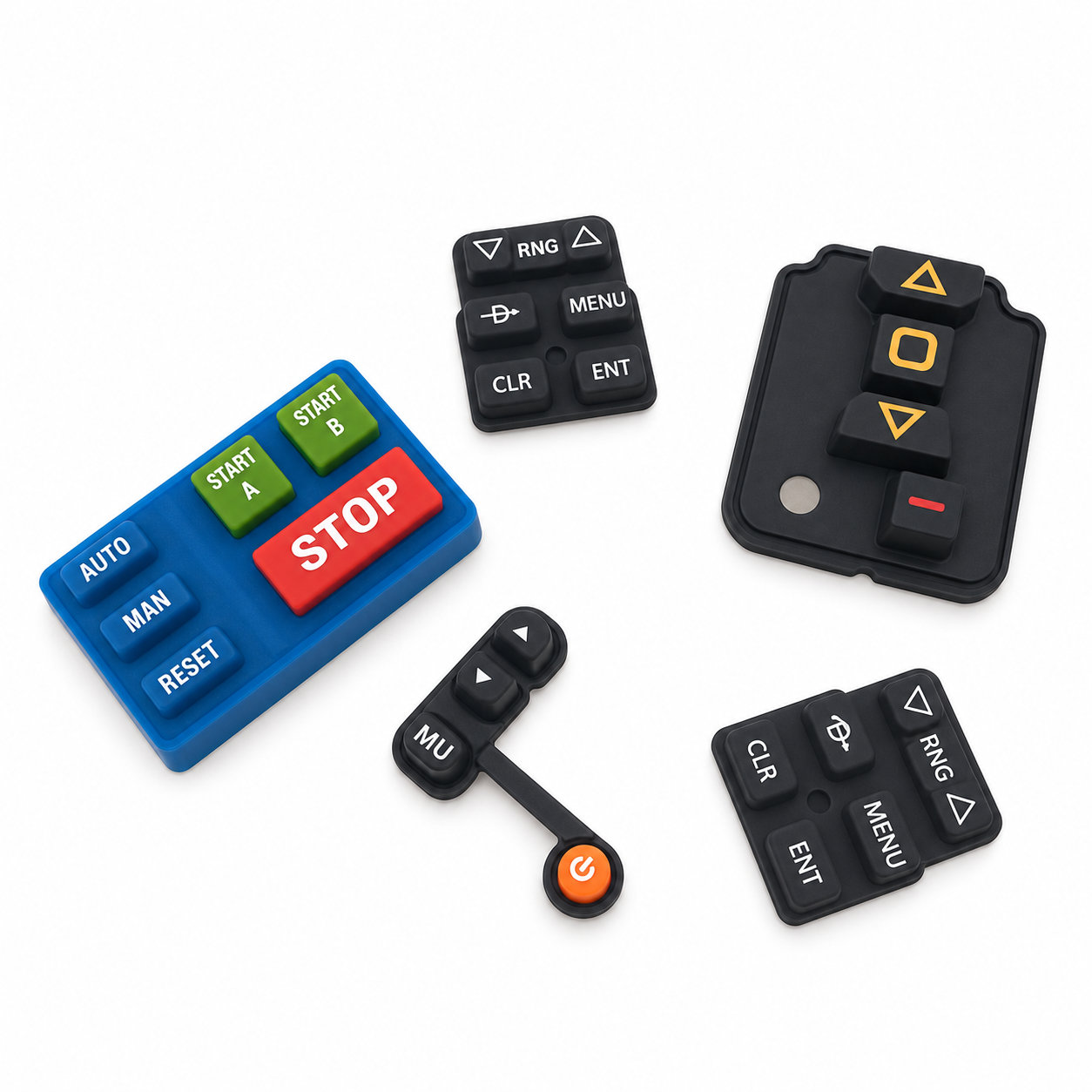 silicone elastomer keypad electronic rubber buttons