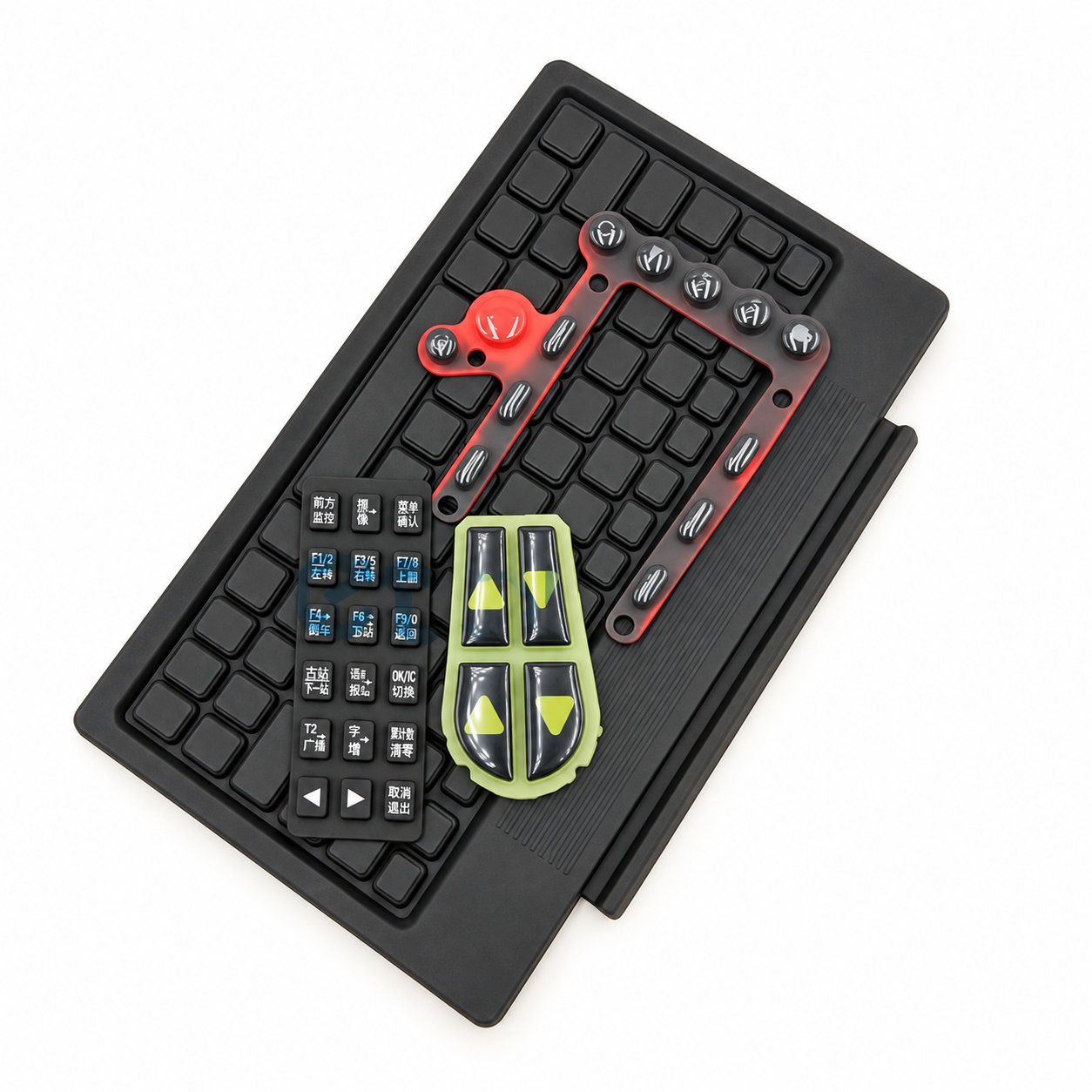 Computer silicone prototype keypad/silicone switch buttons