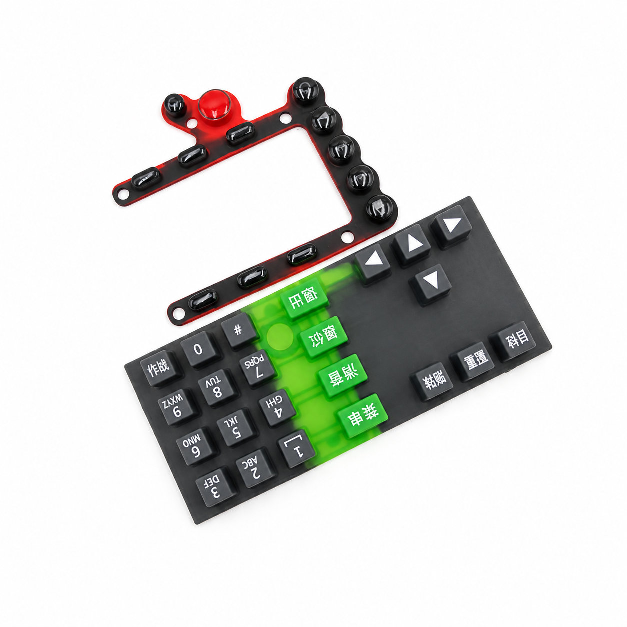 Custom made conductive silicone keypad and buttons