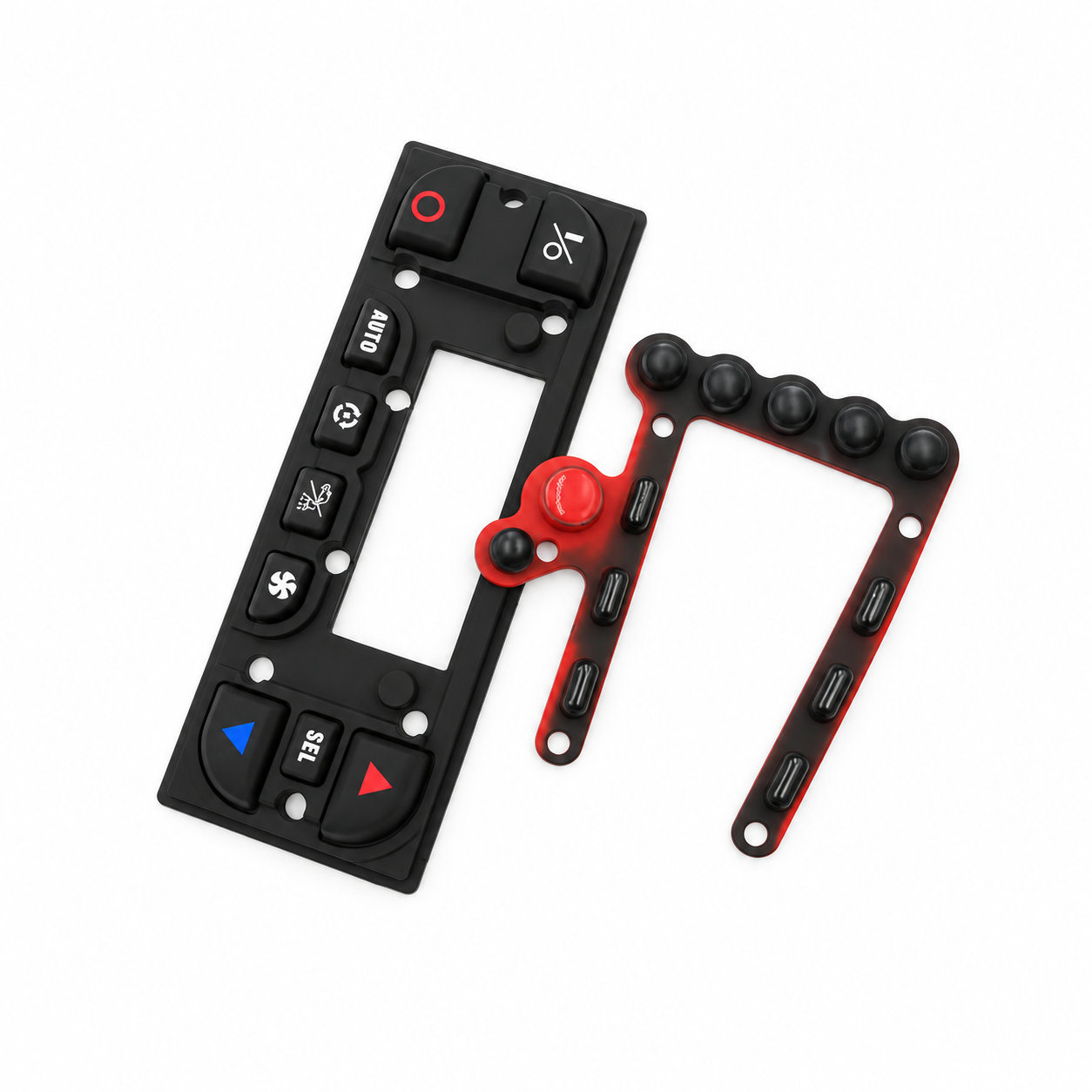 High quality automobile silicone buttons/silicone keypads