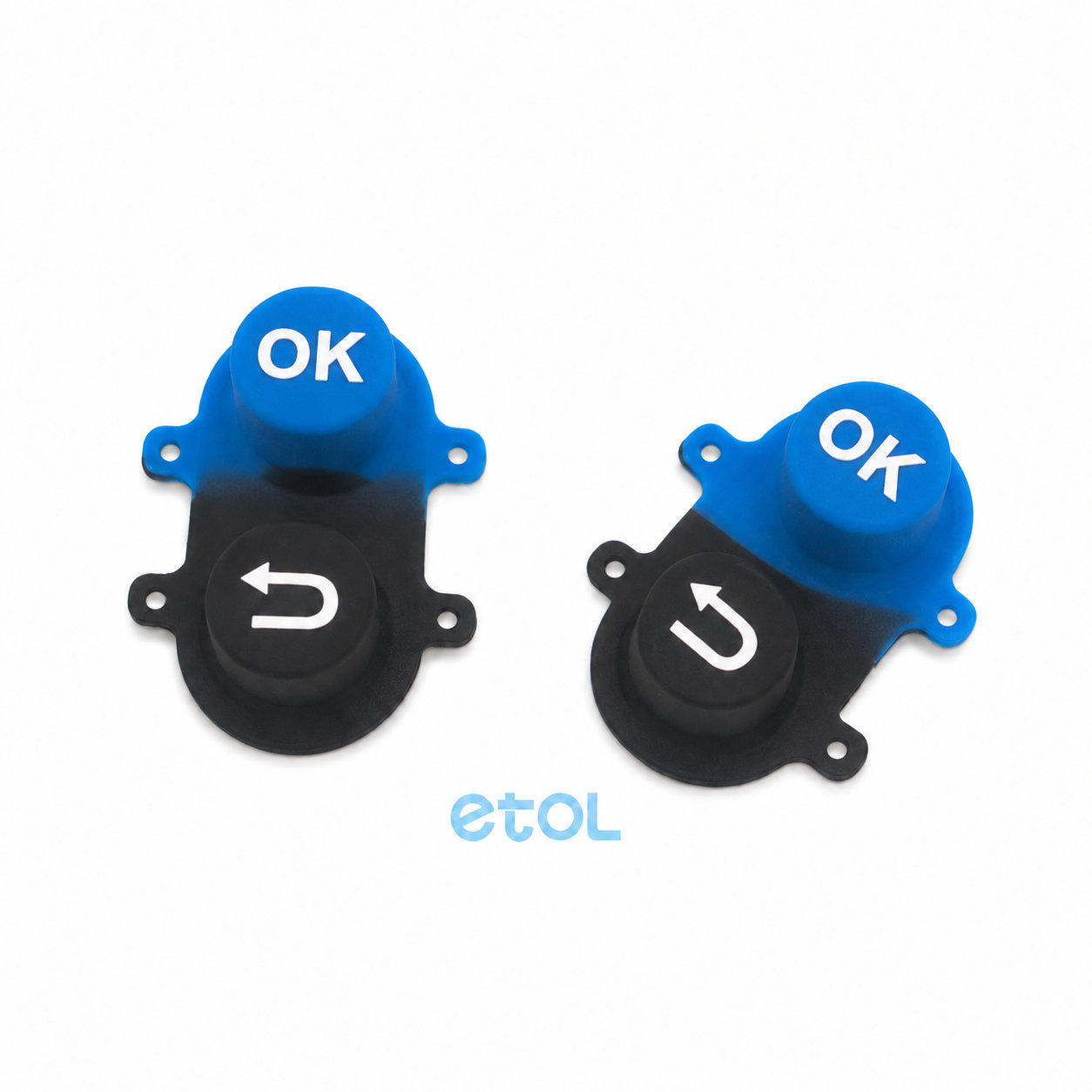 conductive rubber button customized switch silicone keypads