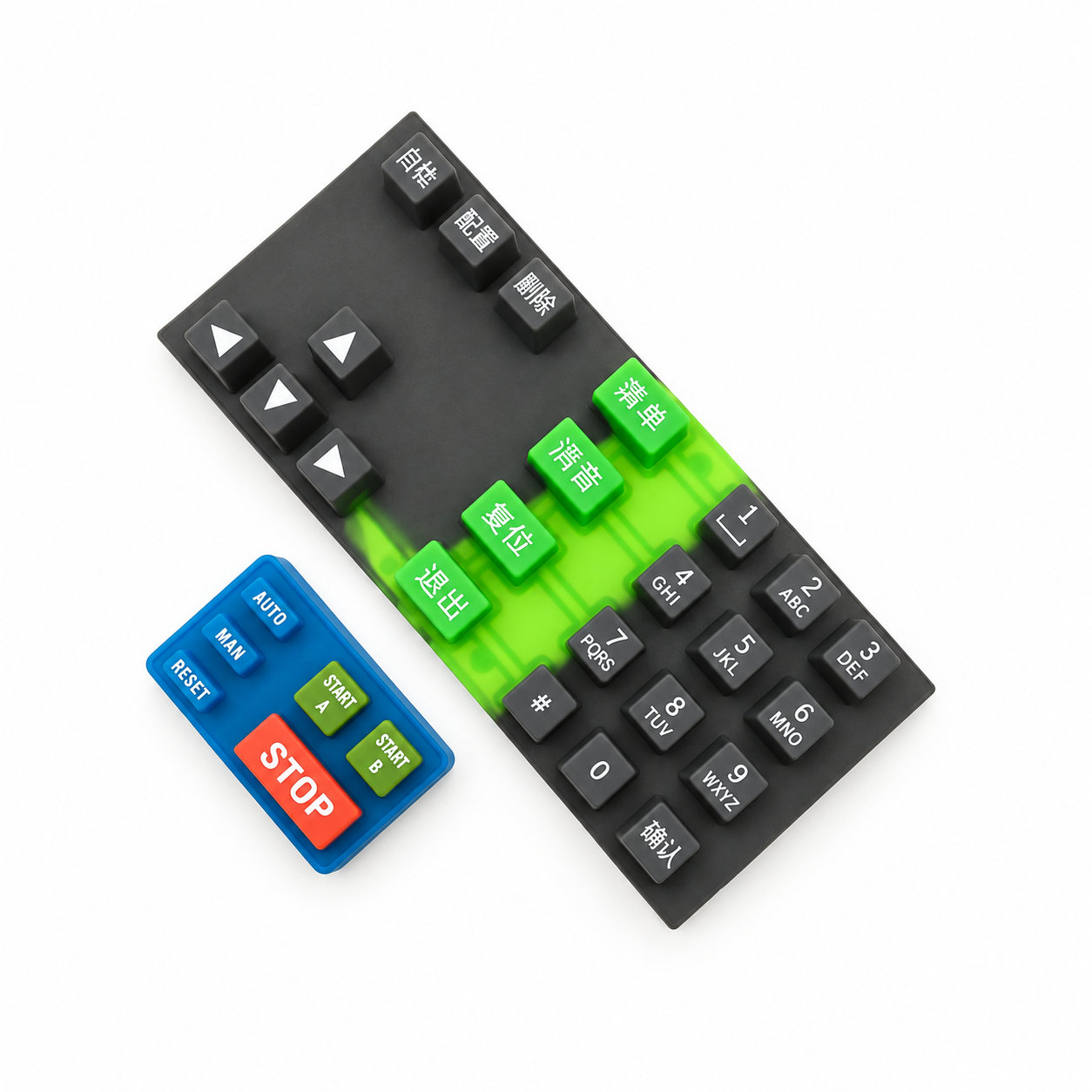 Customized silicone rubber keypads/keyboards/silicone buttons