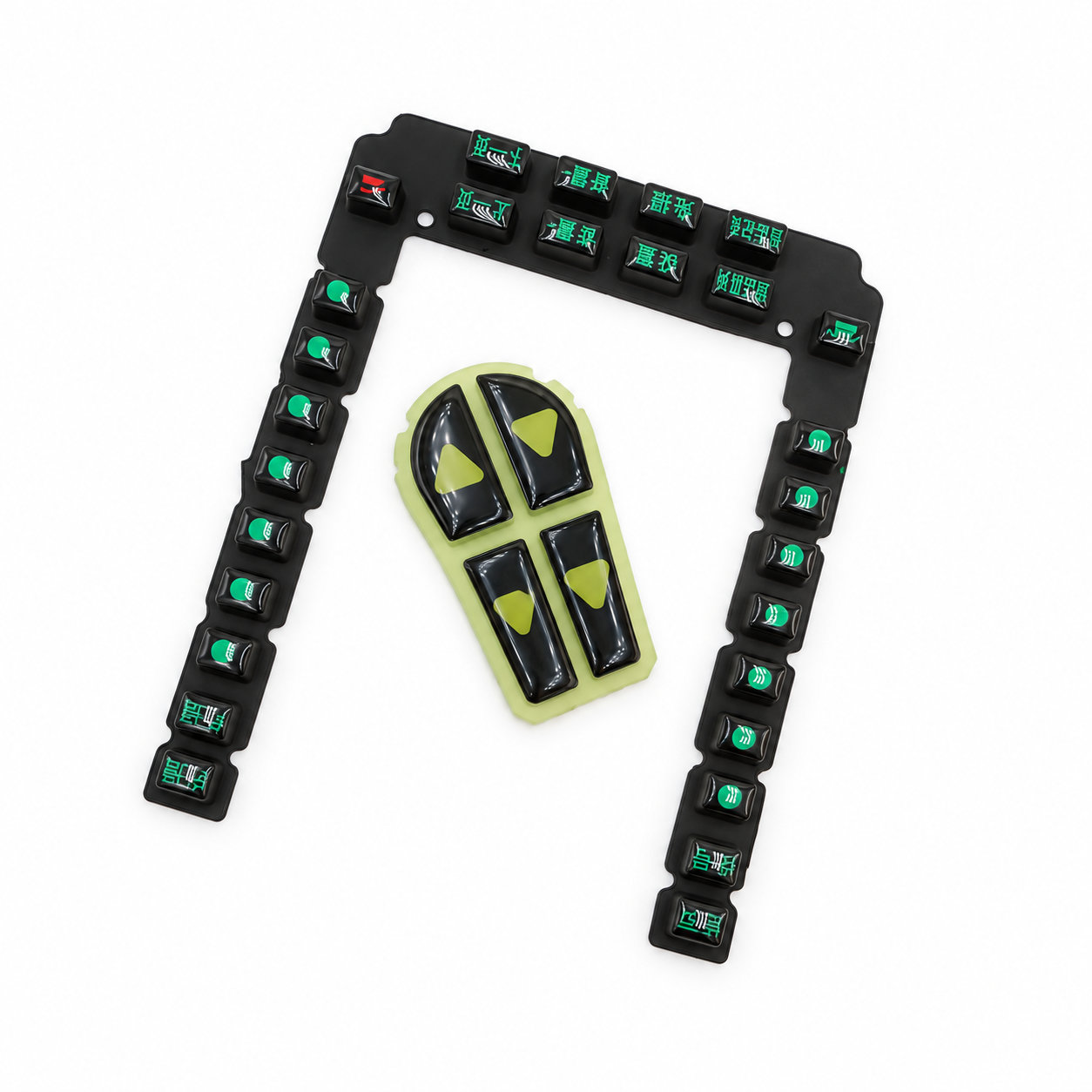 Custom made flexible silicone rubber keypad/silicone buttons