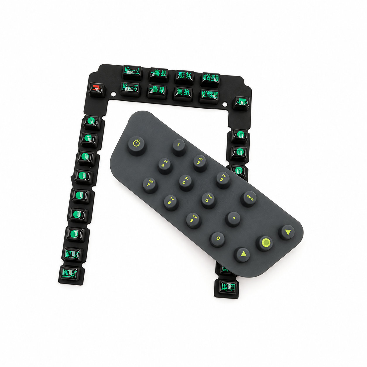 High quality silicone function keypads and buttons for equipment
