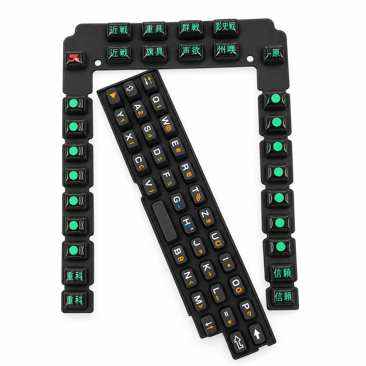 Custom conductive small silicone keypads/silicone buttons