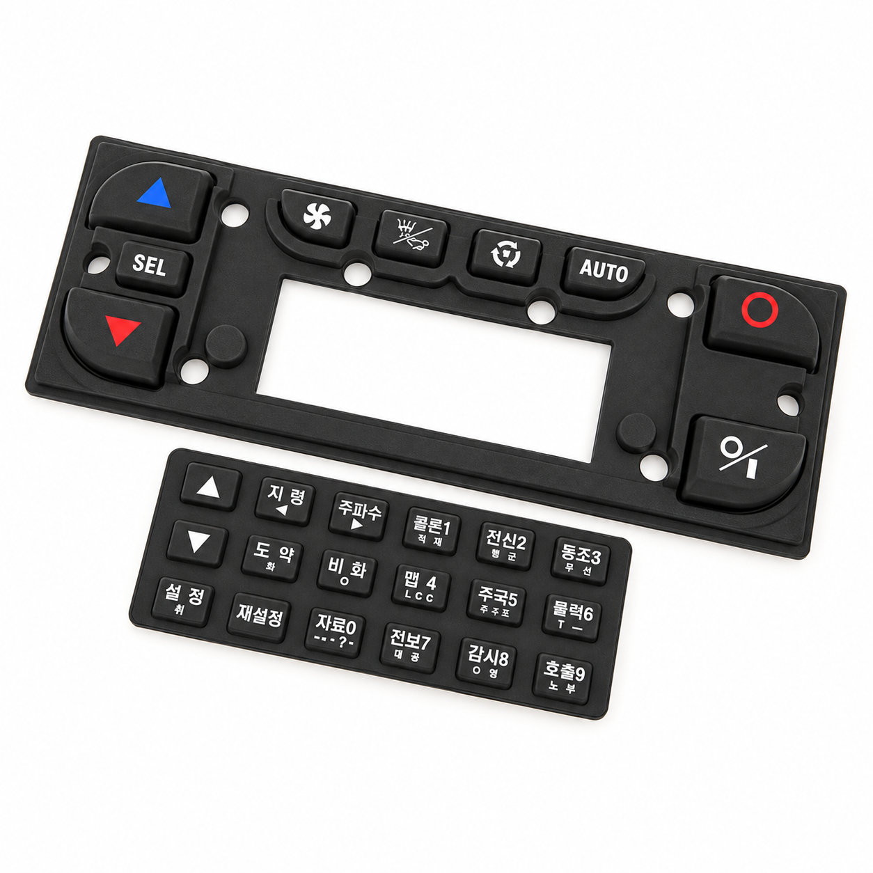 Custom made function keypads/automobile silicone keypads and buttons