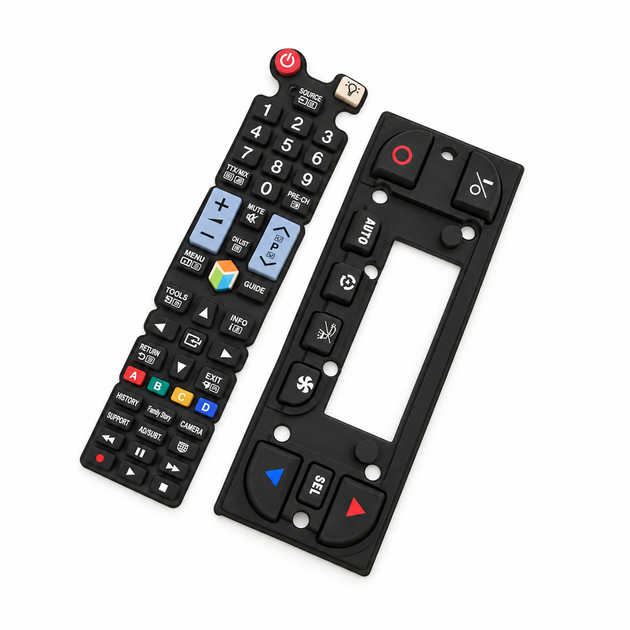 Remote control silicone keypads/Automobile silicone buttons