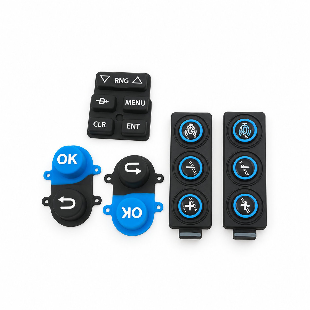 Customized conductive silicone keypads/colored silicone buttons
