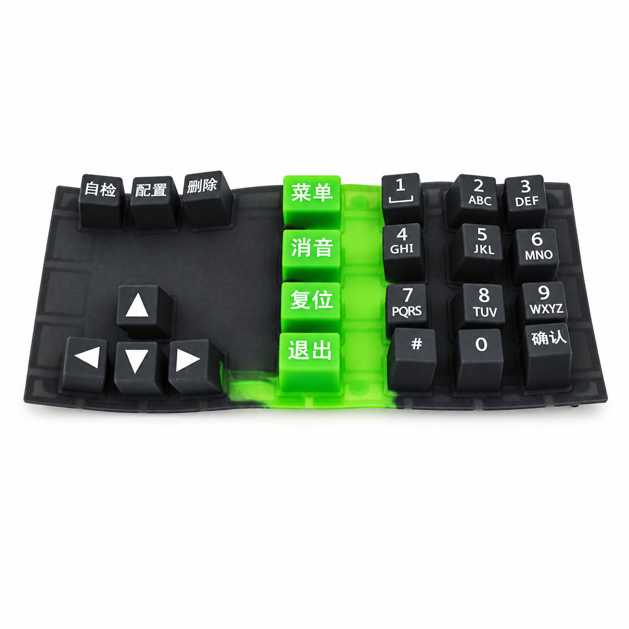 Custom made silicone rubber button silicone transparent keypad
