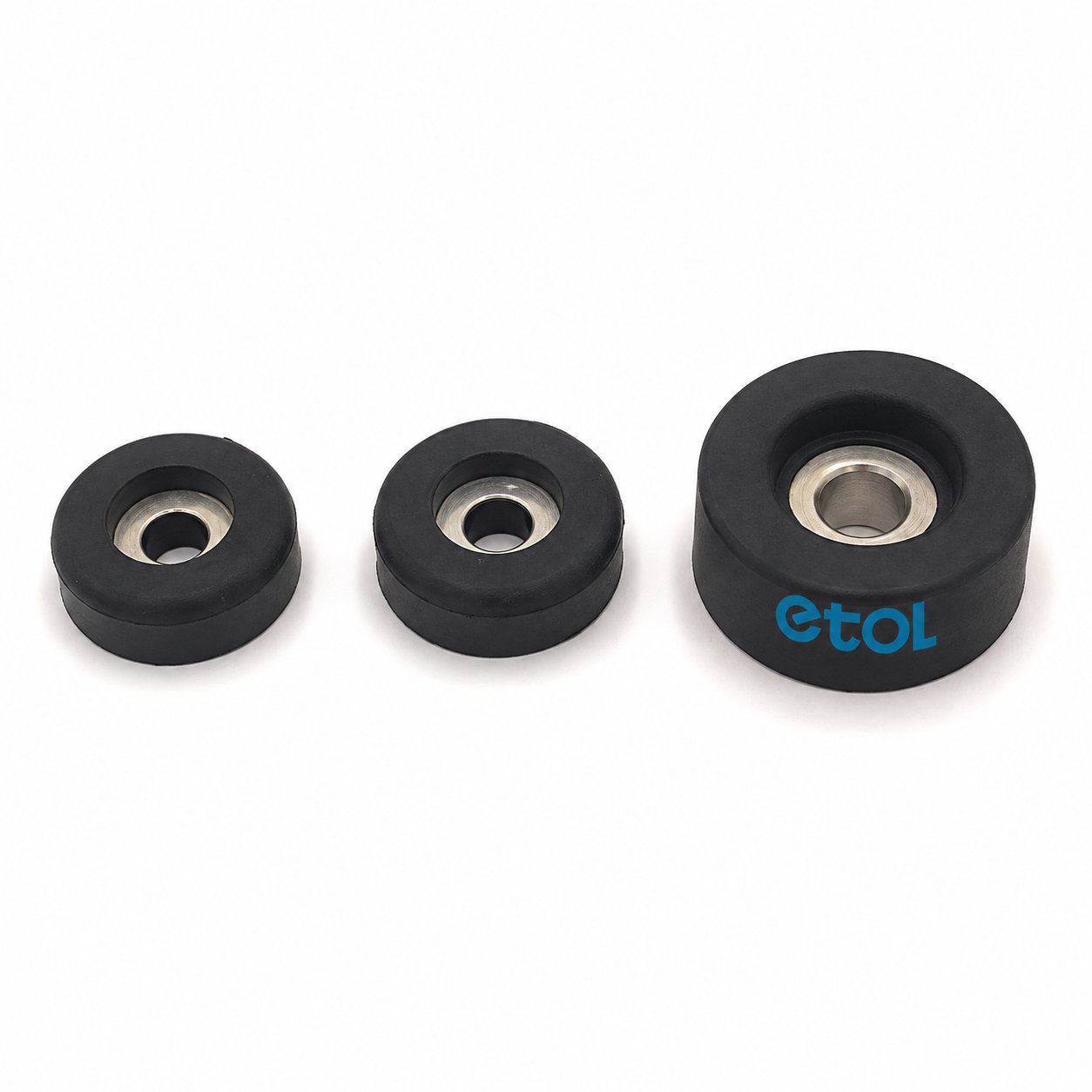 custom rubber feet with iron washer inside