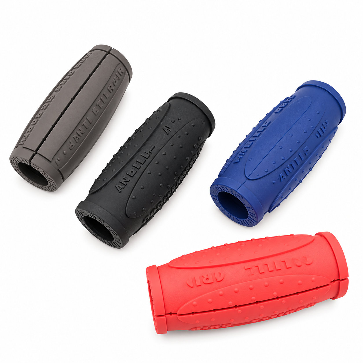 Exercise rubber handle colored silicone hand bar grip