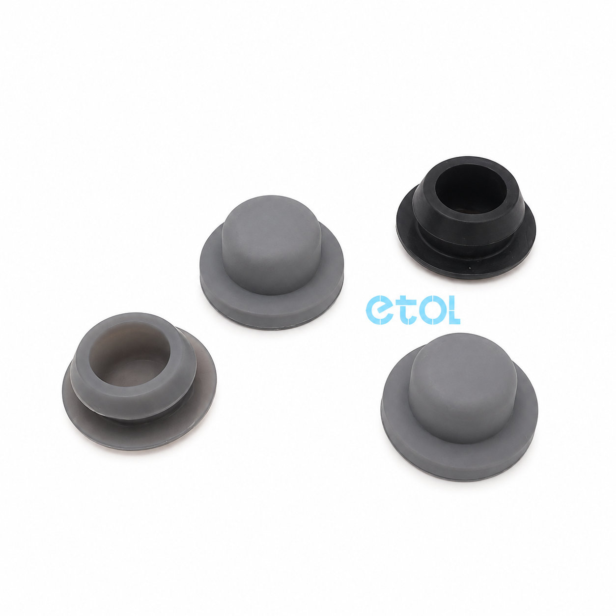 rubber compression plug heat resistant silicone stopper