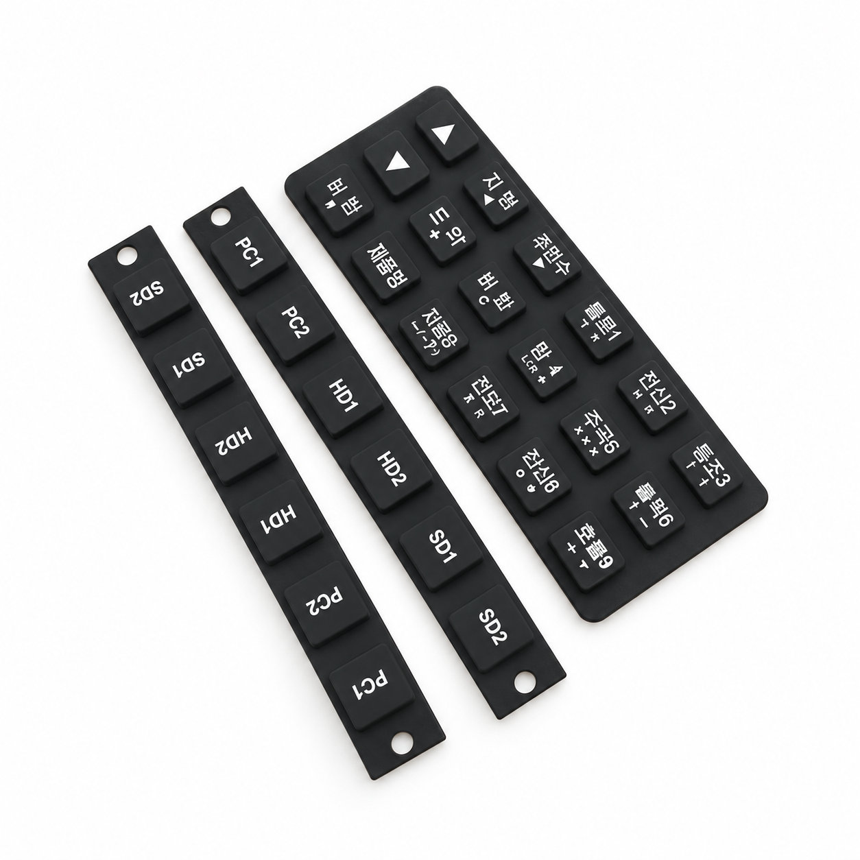 Custom Eco-friendly silicone buttons/small silicone function keypads