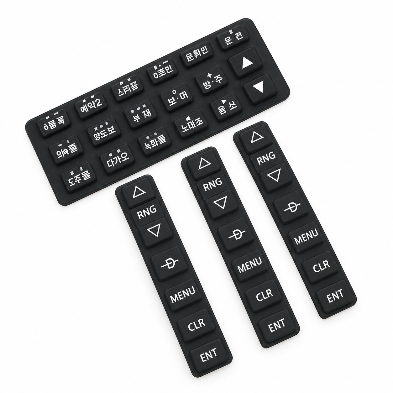 Custom Eco-friendly silicone function keypads/silicone rubber buttons